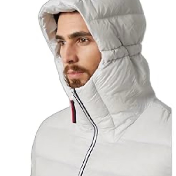 Helly-Hansen Men's RWB Rigging Down Parka, 823 Nimbus Cloud Puffer Jacket - Picture 3 of 5